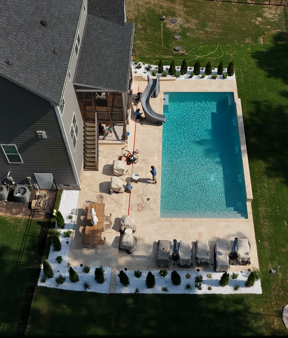 Pool restoration project detail